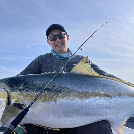 39.9kgの夢マサ浮上！外房・宏昌丸のヒラマサジギングでキャッチ